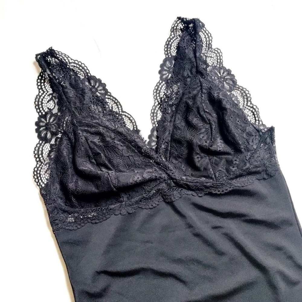 Vintage Black Bodysuit - Picture 2 of 4